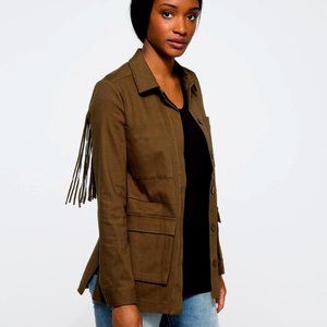 Stelen 'Toledo' Fringe Army Jacket/ Size Small